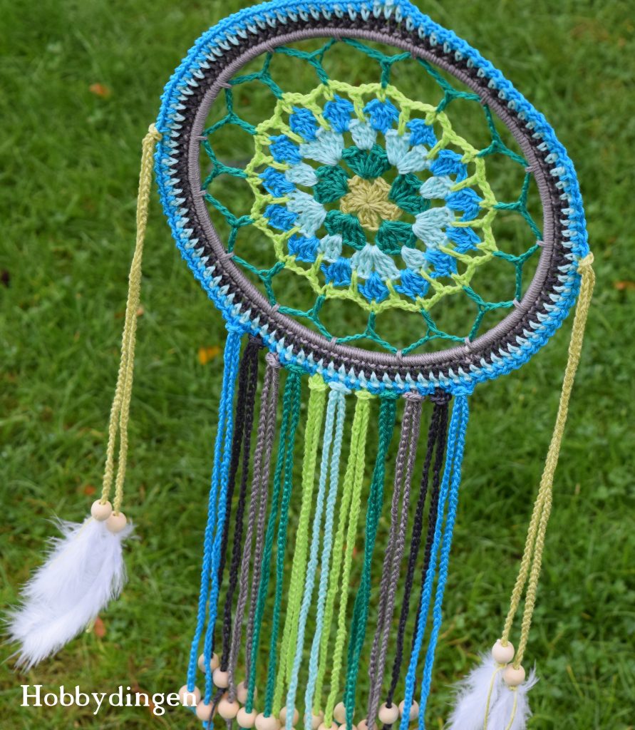 Hobbydingen.com - Blue and Green Dreamcatcher