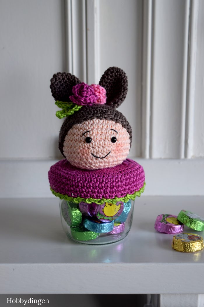 Spring is coming! Easter bunny jar cover - Hobbydingen.com