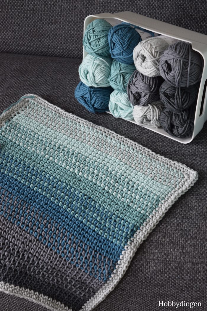 New Design Coming Soon Tunisian Crochet Ombre Pillow - Hobbydingen.com