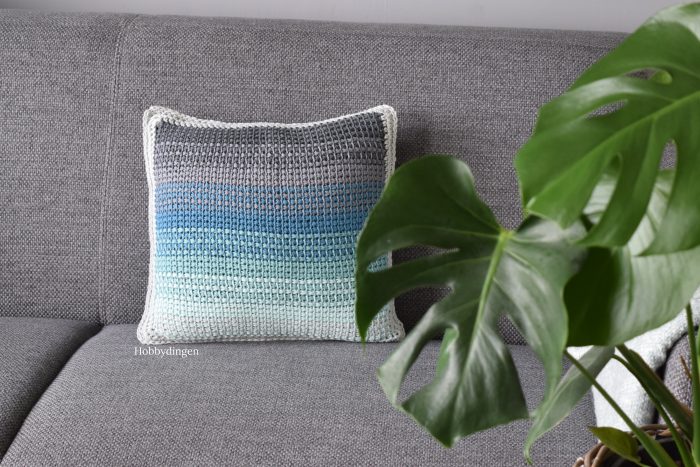 New Design: The Ombre Pillow //Tunisian Crochet Project - Hobbydingen.com