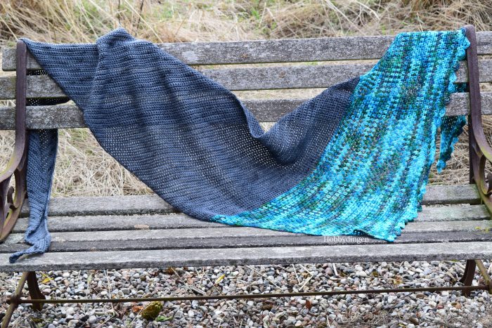 Crochet Pattern: Ocean Waves Shawl - Hobbydingen.com