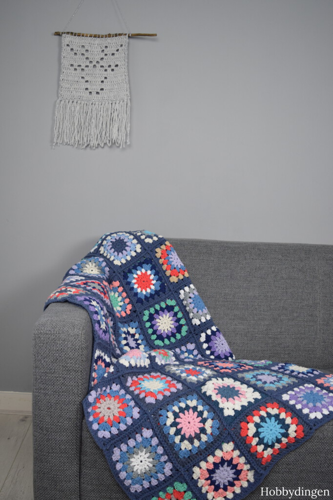 Beautiful granny sqaure blanket- Hobbydingen.com
