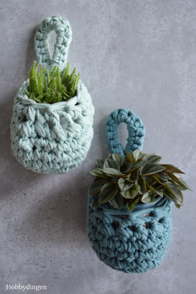 Crochet Pattern Small Plant Pocket - Hobbydingen.com