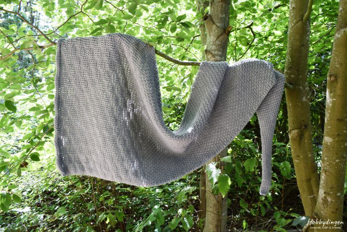 Tunisian Crochet Pattern Meraki Shawl - Hobbydingen.com