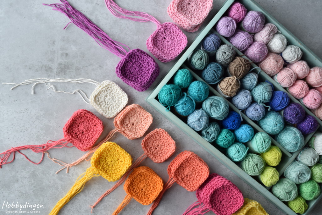 Colorful Granny Square Crochet Project - Hobbydingen.com