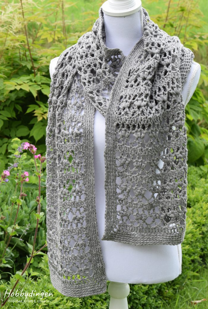 Crochet Pattern Lagom Shawl - Hobbydingen.com