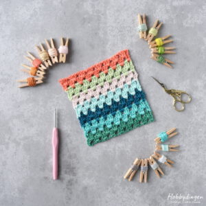 Yarn Colors Crochet Temperature Blanket 2021 - Hobbydingen
