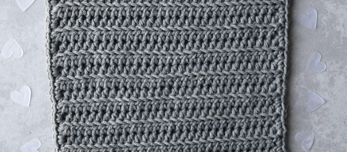 Crochet Pattern February Square - Year of Squares Blanket Crochet Along - Hobbydingen.com