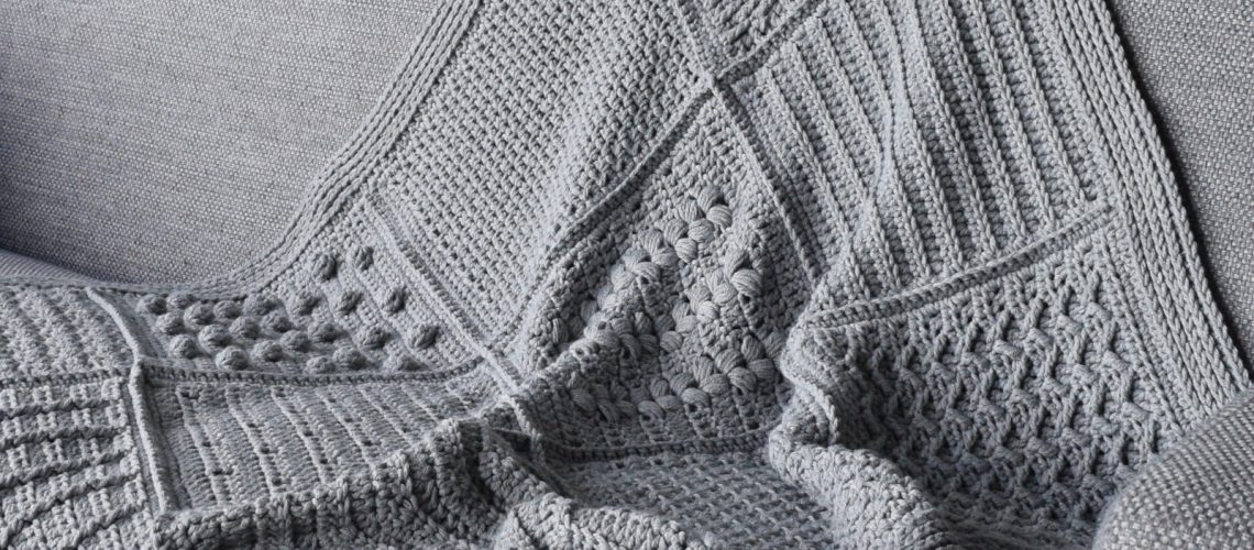 Haakpatroon Year of Squares Deken crochet along - Hobbydingen.com